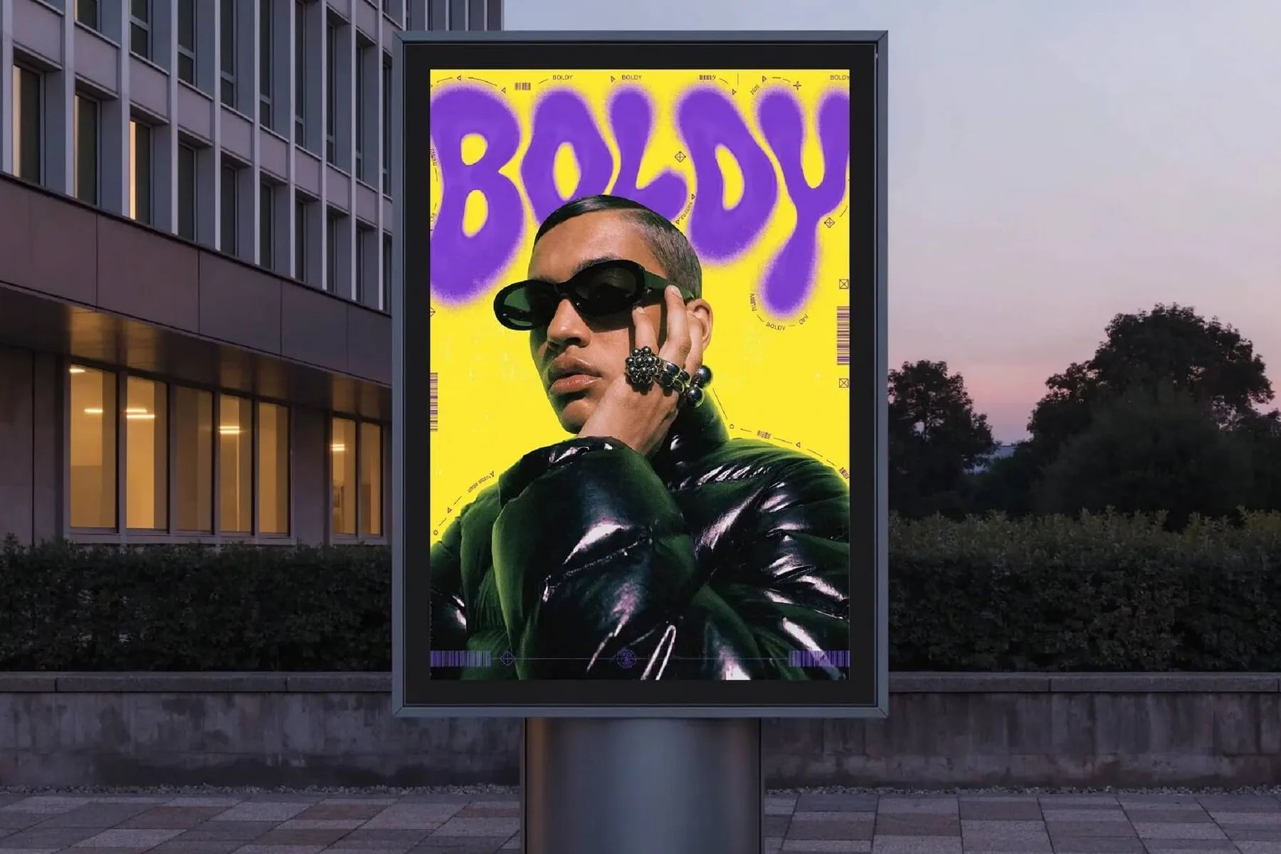 Outdoor billboard concept